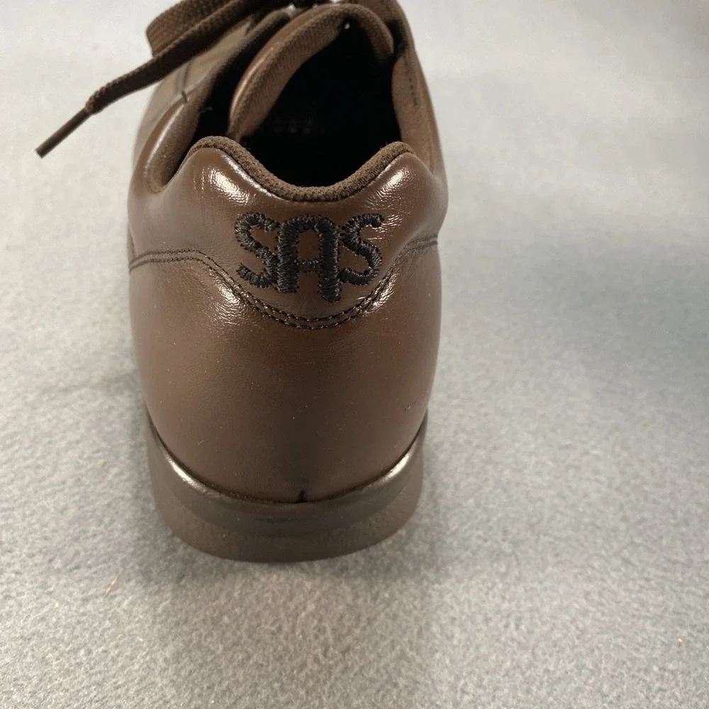 Sas Mens Shoes Time Out Antique Walnut Size 11 S Slim Leather With Box USA Made